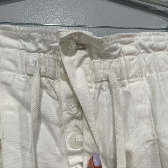 Free people Margate paper bag white pants M - Picture 10 of 12